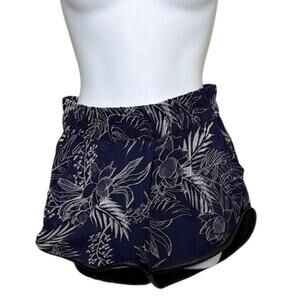 Heidi Merrick Silk Nest Shorts Black Leather Trim Size Medium New